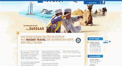 Desktop Screenshot of insidertravel.ch
