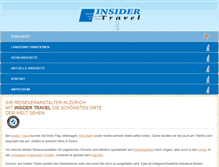 Tablet Screenshot of insidertravel.ch
